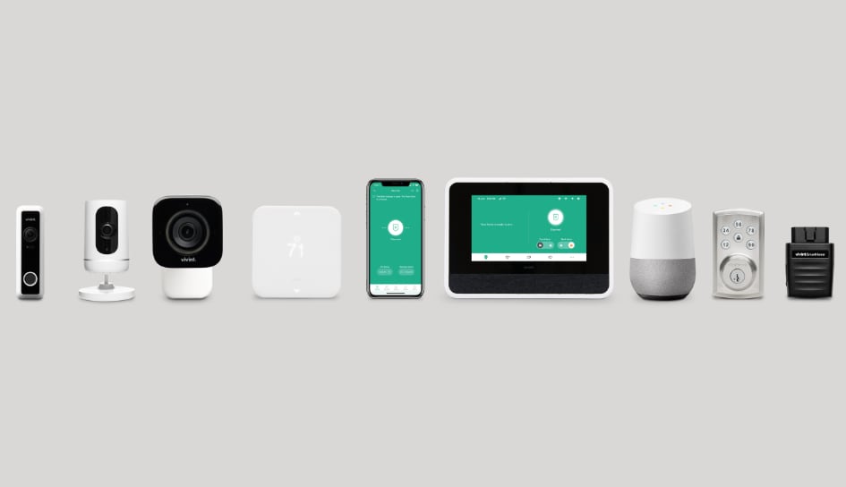 Vivint home security product line in Springfield